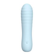 Soft by Playful Posh Rechargeable Vibrator - Blue Aged Smart