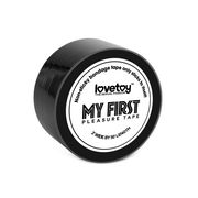 Lovetoy My First Pleasure Tape Non-Sticky Bondage Tape - Black Aged Smart
