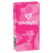 Lifestyles Condoms Party Mix X 10 Aged Smart