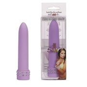 Seven Creations Diamond Silk Vibrator Purple Aged Smart
