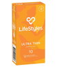 Lifestyles Condoms Ultra Thin X 10