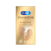Durex Condoms Invisible Ultra Thin X 10 Aged Smart