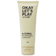 LuvLoob Okay Let's Play - Natural Water Based Lubricant 75ml Aged Smart