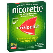 Nicorette InvisiPatch 25mg X 14