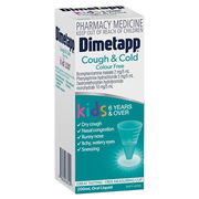 Dimetapp Kids Cold & Cough Colour Free 200ml Aged Smart