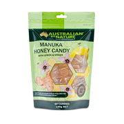 Australian By Nature Manuka Honey Candy 12+ (MGO 400) with Lemon & Ginger X 60 Aged Smart