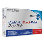 ApoHealth Cold & Flu + Cough Relief Day/Night Cap X 24 Aged Smart