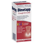 Dimetapp Kids Cough & Cold 200ml Aged Smart
