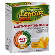 Lemsip Max All-in-1 Multi-Symptom Relief Drink Powder (Lemon) Sachets X 10