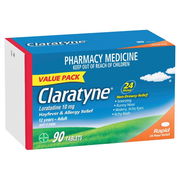 Claratyne Hayfever Allergy Relief Antihistamine Tab X 90