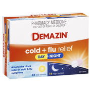Demazin Cold & Flu Relief Day + Night Tab X 48 Aged Smart