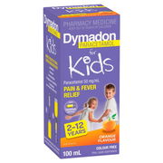 Dymadon Paracetamol For Kids 2-12 Years 100ml