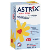 Astrix Aspirin 100mg Cap X 84