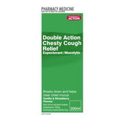 Pharmacy Action Double Action Chesty Cough Relief 200ml Aged Smart
