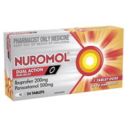 Nuromol Tab x 24 (Paracetamol & Ibuprofen)