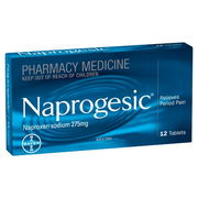 Naprogesic Period Pain Tab X 12 Aged Smart