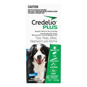 Credelio Plus Chewable Tab for Very Large Dogs 22 - 45kg (Blue) X 6