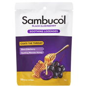 Sambucol Soothing Relief Manuka Honey Lozenges X 16