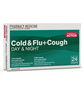 Pharmacy Action Cold & Flu + Cough Relief PE Day & Night Cap X 24 (Generic for Codral Cold & Flu + Cough)