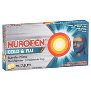 Nurofen Cold & Flu PE Tab X 24