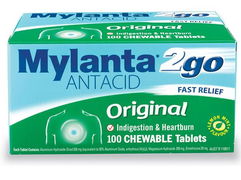 Mylanta 2 Go Antacid Original Tab X 100