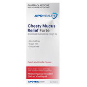 ApoHealth Chesty Mucus Relief Forte 200ml Aged Smart