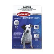 Nuheart Heartworm Soluble Tab For Small Dogs (Up to 11kg) X 6