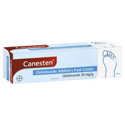 Canesten Clotrimazole Athletes Foot Cream 50g Aged Smart