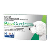 ParaGard Allwormer for Small Dogs & Puppies (Up to 5kg) Tab X 4