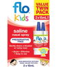 Flo Kids Saline Nasal Spray (Twin Pack) 15ml X 2