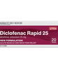 Pharmacy Action Diclofenac Rapid 25 Tab X 20