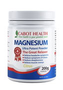 Cabot Health Magnesium Powder Ultra Citrus 200g