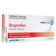 ApoHealth Ibuprofen 200mg Tab X 48 (Generic for Nurofen)
