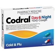 Codral Cold & Flu + Dry Cough Day & Night Cap X 48