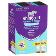 Rhinocort Hayfever & Allergy 32mcg Original Nasal Spray 2 X 120 Sprays (Twin Pack)