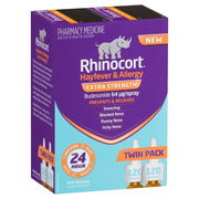 Rhinocort Hayfever & Allergy 64mcg Extra Strength Nasal Spray 2 X 120 Sprays (Twin Pack)