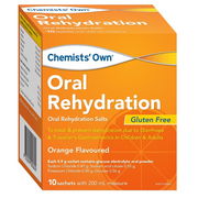 Chemists' Own Oral Rehydration Salts Orange - Sachets X 10
