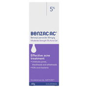 Benzac AC Moderate Strength Gel 5% 60g