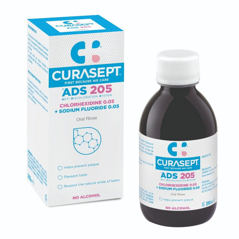 Curasept Oral Rinse Anti Discoloration System 205 (0.05%) 200ml