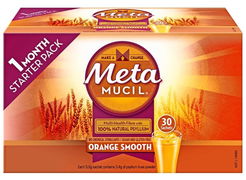 Metamucil Smooth Texture Orange Flavour 30 Doses