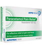 ApoHealth Pain Relief Paracetamol 500mg Caplets X 20
