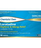 Chemists' Own Loratadine Tab X 50 (Generic for CLARATYNE)