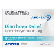 ApoHealth Diarrhoea Relief Cap X 20 (Generic for Imodium)