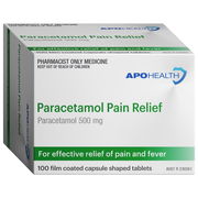 ApoHealth Paracetamol 500mg Caplets X 100