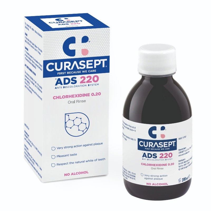 Curasept Oral Rinse Anti Discoloration System 220 (0.20%) 200ml