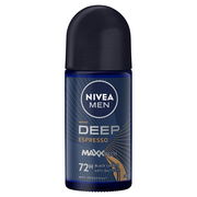 Nivea Men Deep Black Carbon Espresso Anti-Perspirant Roll-on Deodorant 50ml
