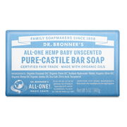 Dr. Bronner's All-one Hemp Pure-Castile Bar Soap - Baby Unscented 140g