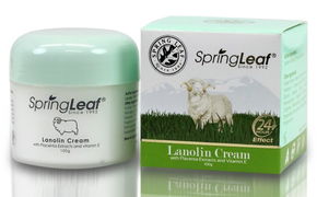 Spring Leaf Lanolin Cream with Placenta Extracts and Vitamin E 100g