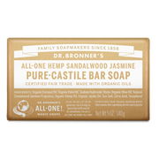 Dr. Bronner's All-one Hemp Pure-Castile Bar Soap - Sandalwood Jasmine 140g