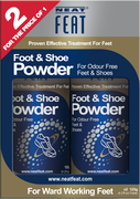 Neat Feat Foot & Shoe Powder 125g X 2